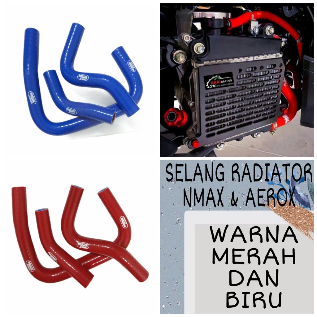 SELANG RADIATOR MODEL MEREK MOSCOW MOTOR  YAMAHA NMAX NEW OLD 155 CONNECTED AEROX NEW LEXI HONDA PCX VARIO OLD NEW 125 150 ORIGINAL THAILAND MERK MOSCOW SELANG RADIATOR ORI NMAX NEW 2020 2021 AEROX 155 Nmax Old 2015 2016 2017 2018 2018 LEXI IMPORT ORI