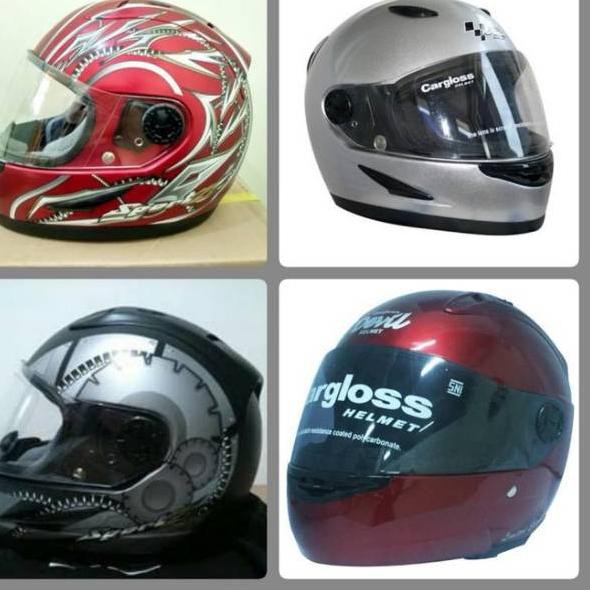 Recomended.,mzd-6   KACA HELM, VISOR CARGLOSS RACER, DEVIL, BYSON, YAMAHA SPORT Z