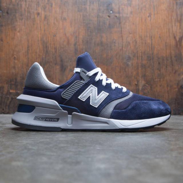 new balance 997 navy blue