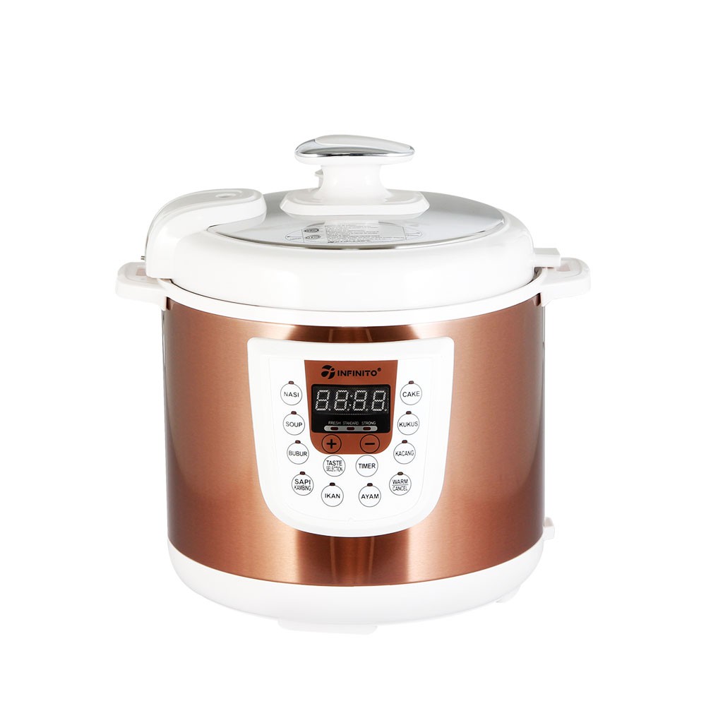Infinito Pressure Cooker Eco Rise Cooker Makanan Sehat