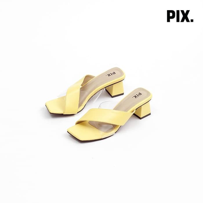 

Pixfootwear Yellow Maja Heels - Sendal Hak Heels Maja Kuning