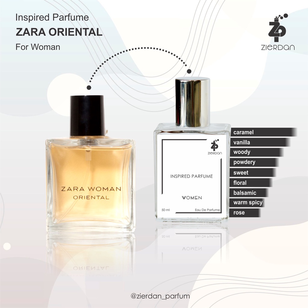 Zierdan Inspired Parfum Zara Oriental Parfume Farfum Minyak Wangi Tahan Lama Wanita Cewek