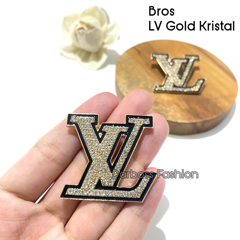 (part 1) Bros Jilbab / Bros Bahu / Bros Dada / Bros Dagu / Bros Kecil / Brooch / Bros Pin / Bros Mewah / Bros Premium / Bros Mutiara / bros button / bros B-LV Gold Kristal