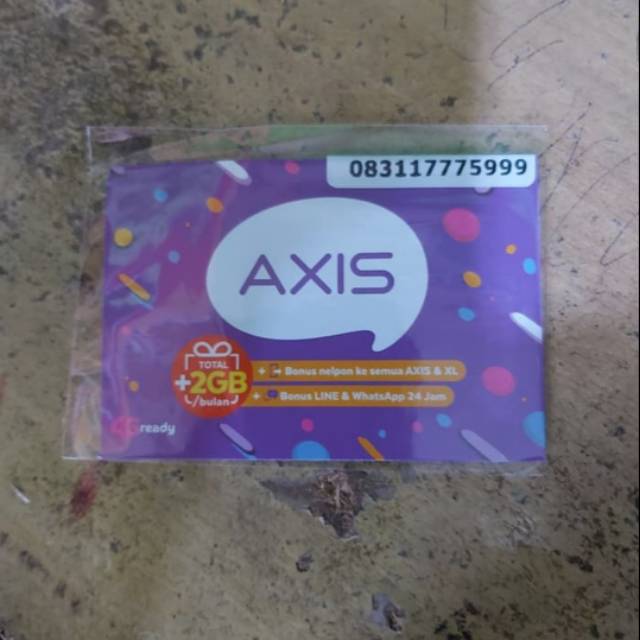 Kartu Perdana Axis Cantik