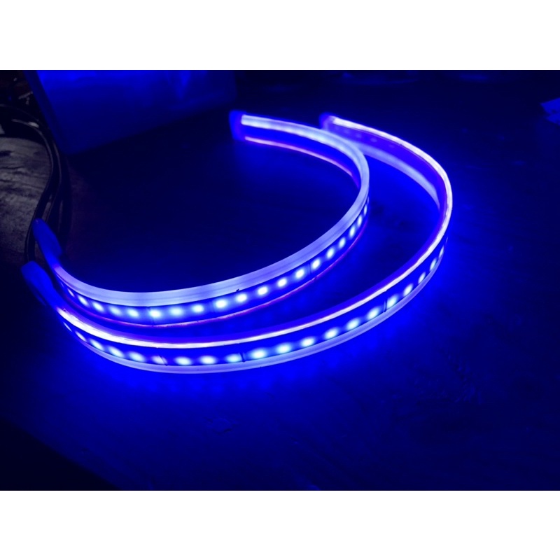 PROMO Lampu Alis LED slim alis DRL fleksibel waterproof 12v 30cm 2 mode running motor mobil Lampu LED