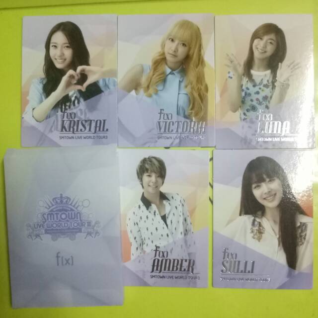 Fx SMTOWN World Tour III photocard