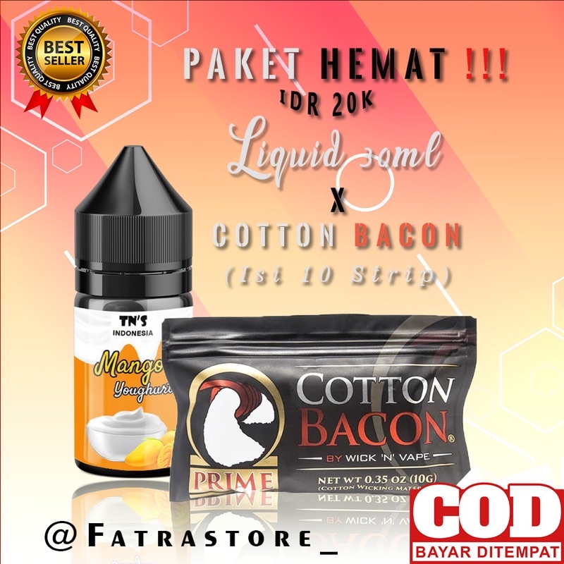 paket combo murah kapas &amp; liquids