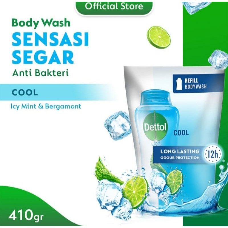 Dettol Body Wash Refill  Ml All Varial 410 Ml (Sabun Mandi Cair)