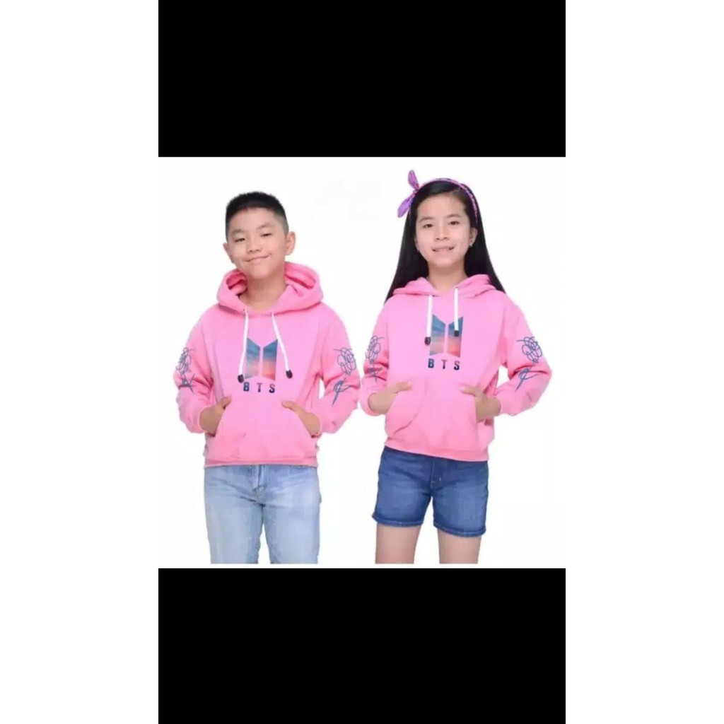 Jaket hoodie anak BT21 / Sweater anak perempuan bts / Jaket Anak terbaru