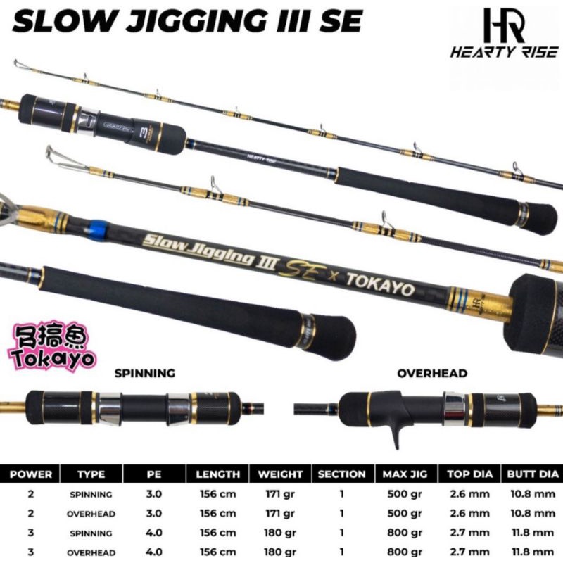 Hearty Rise Slow Jigging SE x Tokayo power 2