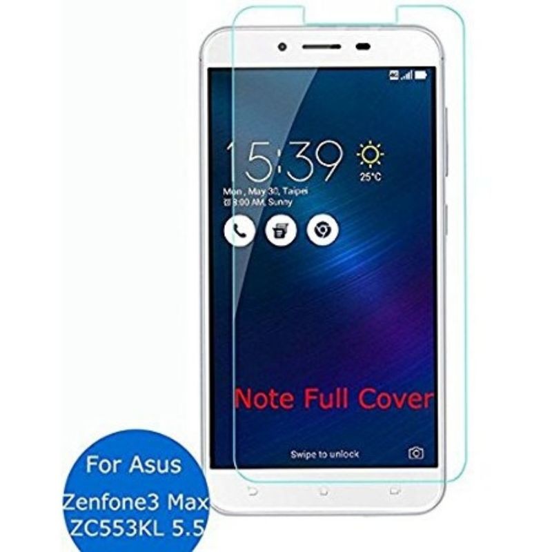 Tempered Glass 9H Asus Zenfone 3 MAX 5.5 ZC553KL X00DDB Anti Gores Kaca Clear