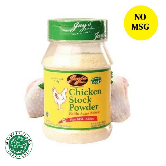 

JAYS KALDU AYAM BUBUK NON MSG / CHICKEN STOCK POWDER 150gr