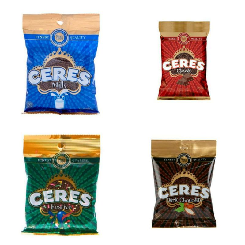 

CERES MESES DARK COKLAT, FESTIVE, CLASSIC DAN MILK