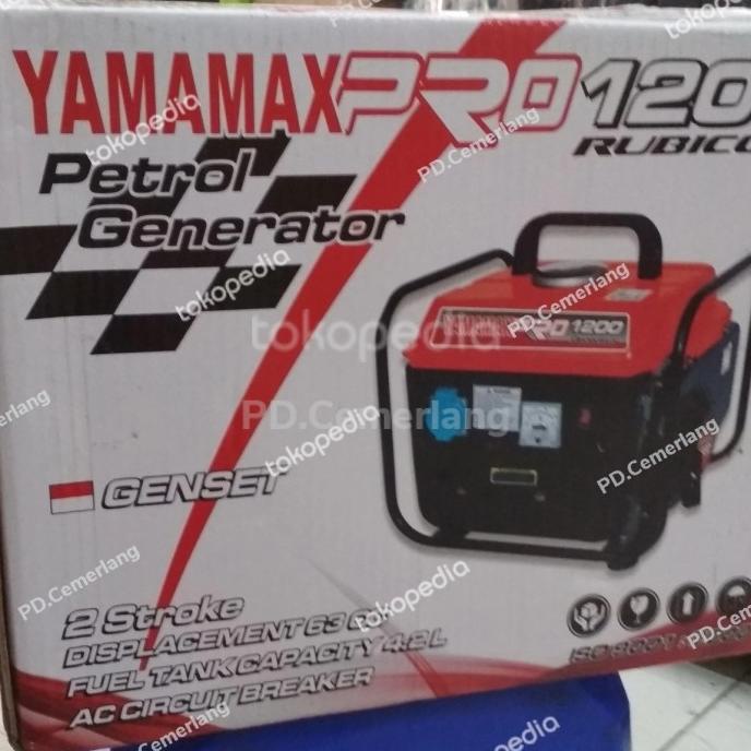 Genset yamamax pro 1200 rubicon 750 watt 2 tak