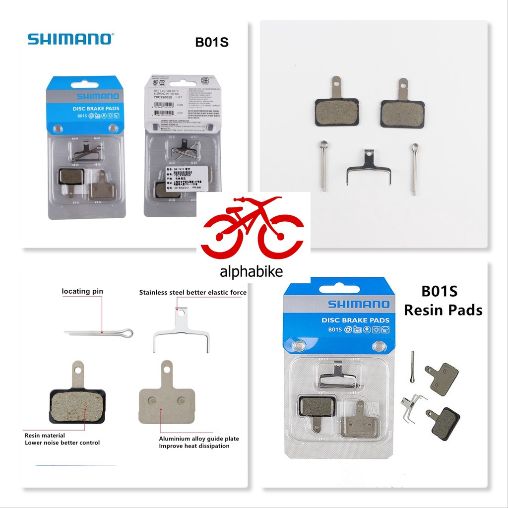 [ORIGINAL] BRAKE PAD SHIMANO RESIN BR M416 ALIVIO ACERA ALTUS B01S