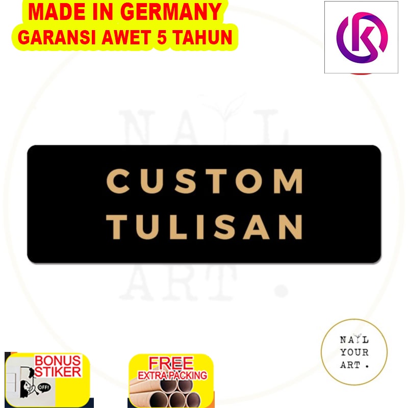

Terlaris CUSTOM SIGN NAMA RUANGAN AKRILIK - Custom Tulisan Sign Board Akrilik