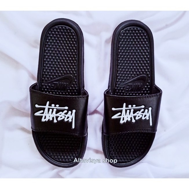 Sandal Slop Nike Benassi - X Stussy-1