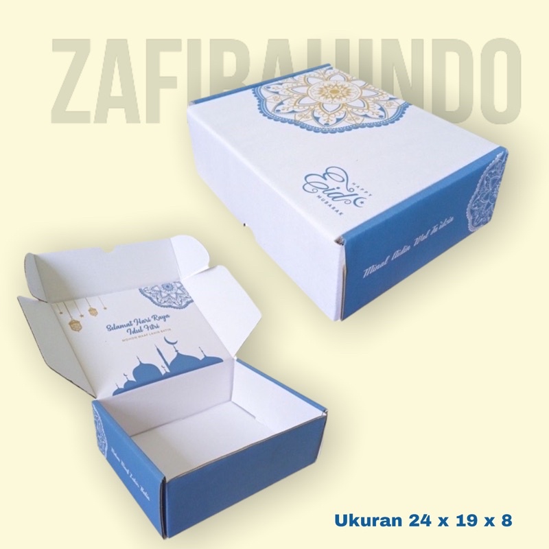 [ Zafi box ] Box Hampers / Kardus Hampers Lebaran
