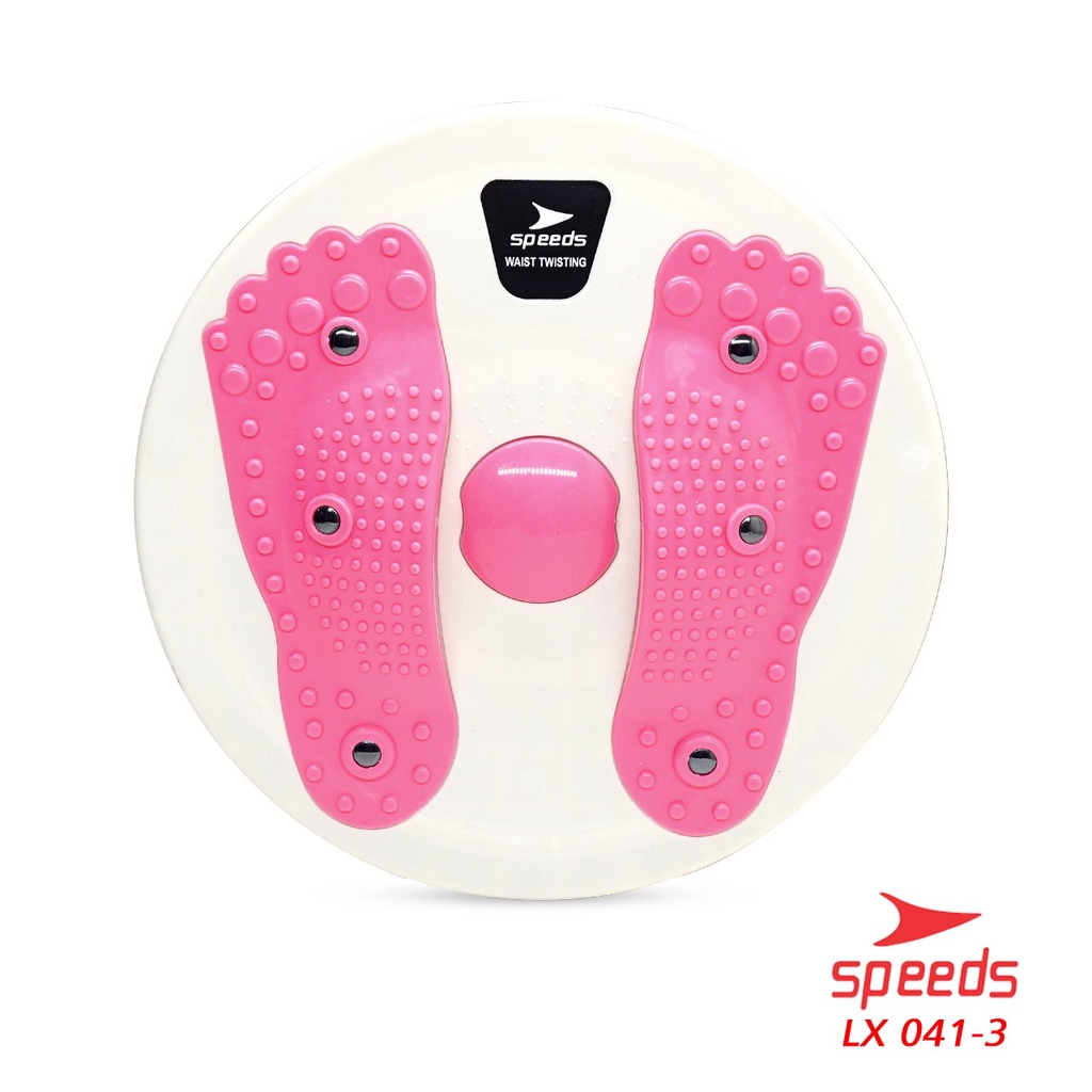 SPEEDS Waist Twisting Kaki Olahraga Rumah Portabel Fitness Pelangsing Perut Paha Pinggul Waist Twisting Terpisah 041-5-TWISTING-3 PINK