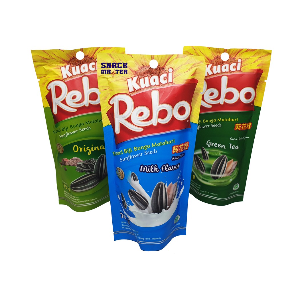 

Kuaci Rebo Medium Pouch - Netto 70 gr