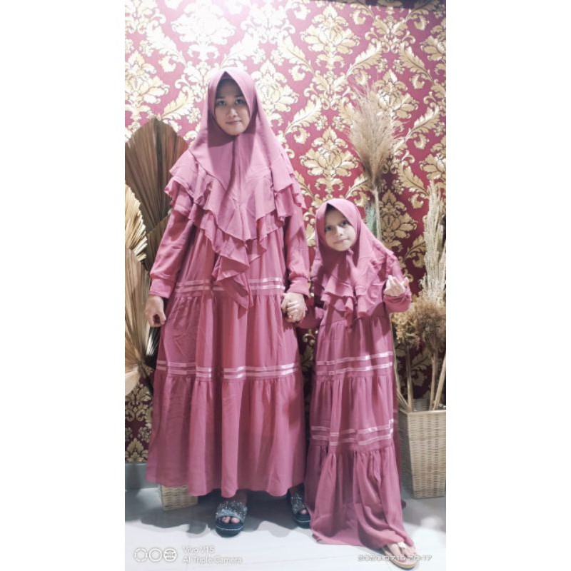 GAMIS COUPLE SYARI BAHAN FULL CERUTY
