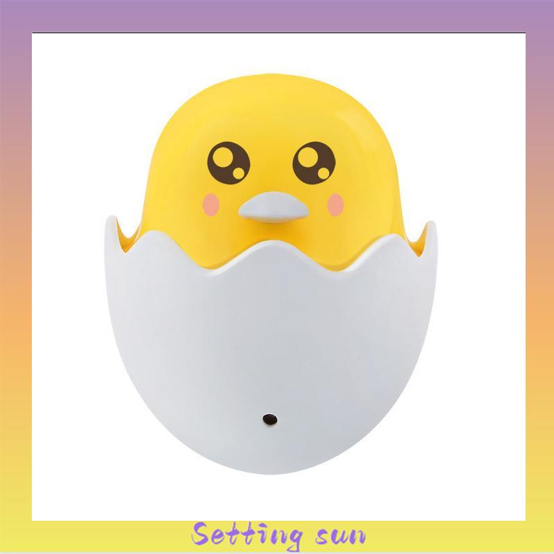 Bebek Kuning Little Happy Bird Cahaya Kontrol Malam Lampu Lampu Leds Hadiah Kreatif TN