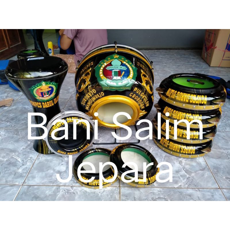 Hadroh 1 Set Ukir Berkualitas Asli Jepara Bergaransi