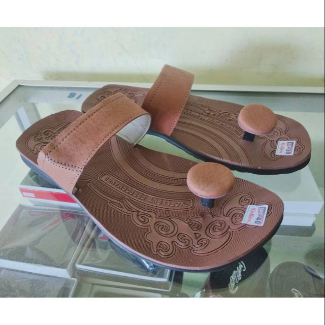 Sandal kulit asli model jamur sandal jamur kulit