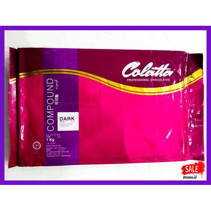 

SAKMACOKLAT- COLLATA COMPOUND DARK I KG MURAH / COLLATA DARK 1 KG MURAH -MAKANAN-MINUMAN.