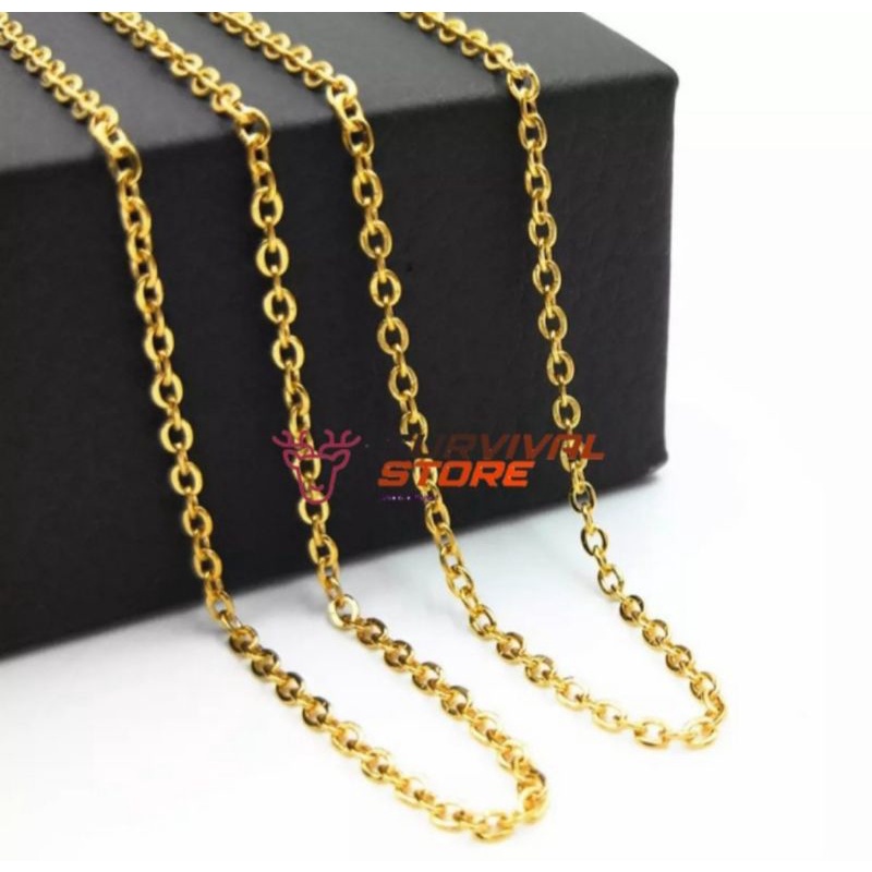 kalung rantai titanium nuri besar 316L/ MCI