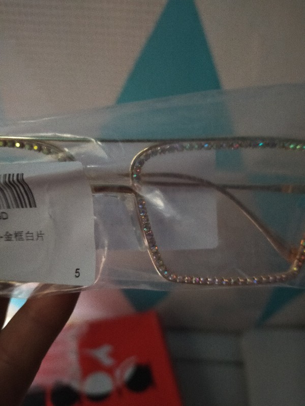 Yzz ❗ready Stock❗ Kacamata Hitam Bentuk Kotak Transparan Dengan Bingkai Metal Untuk Pria/wanitatz