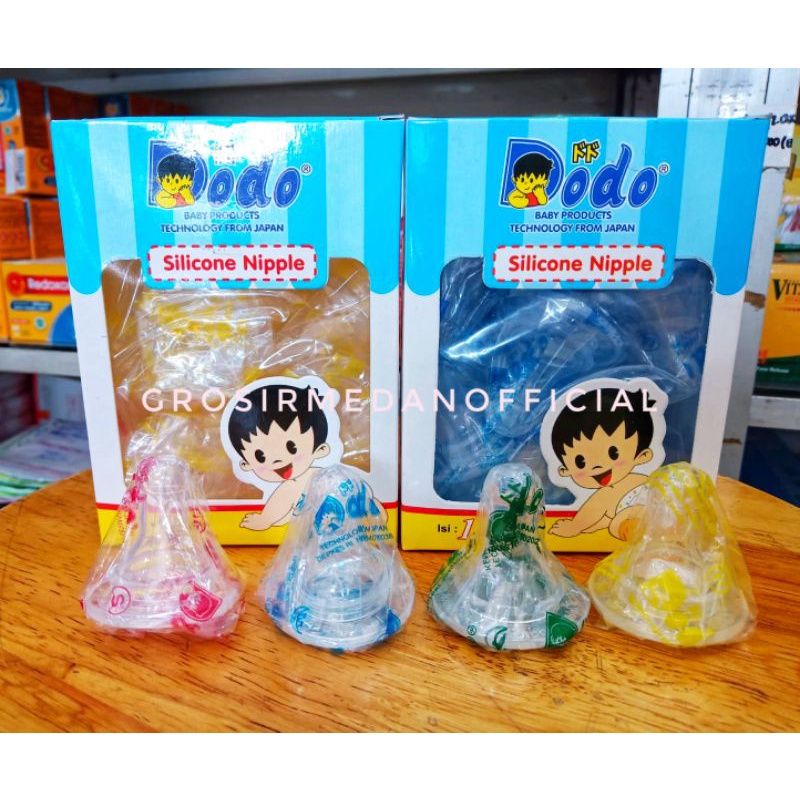DODO KARET DOT - KEPALA DOT - SILICONE NIPPLE BOTOL SUSU