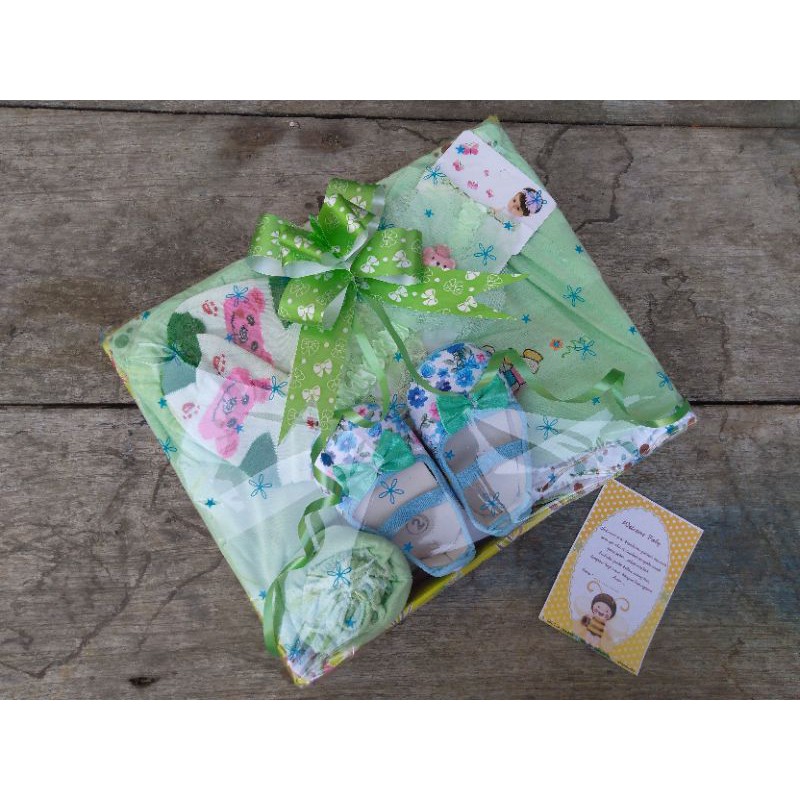 Hampers baby baby gift set parcel bayi cewek bando lucu-4