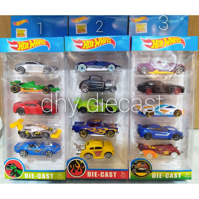Mainan Diecast Hotwheel Kw 5pcs