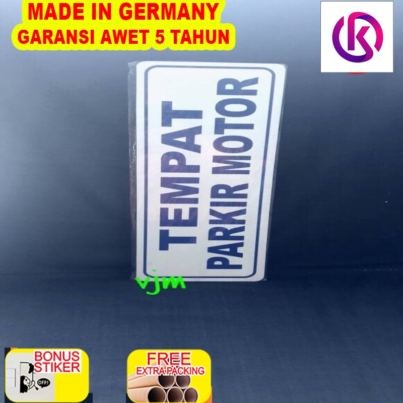 

Grosir Plat PARKIR MOTOR 14x40cm