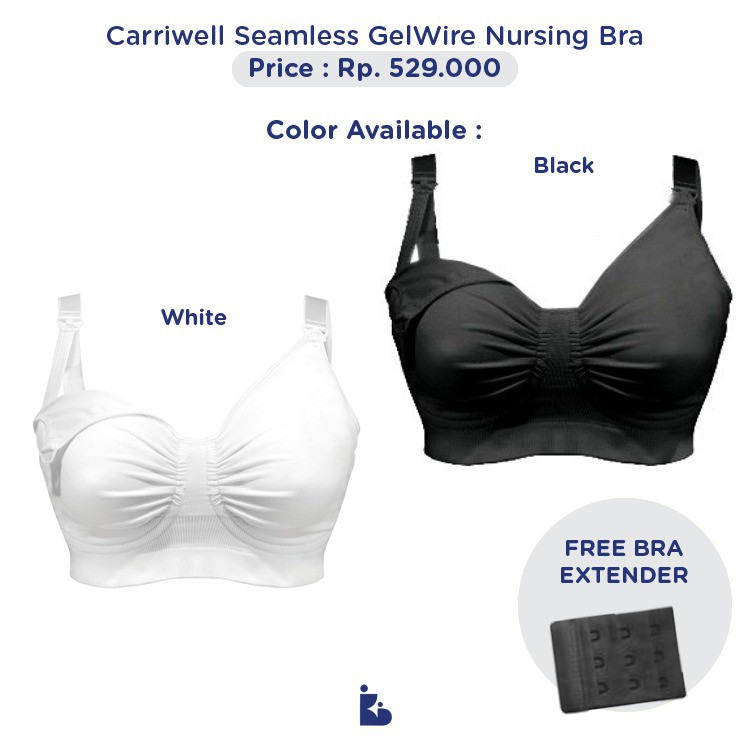 Carriwell Seamless GelWire Nursing Bra