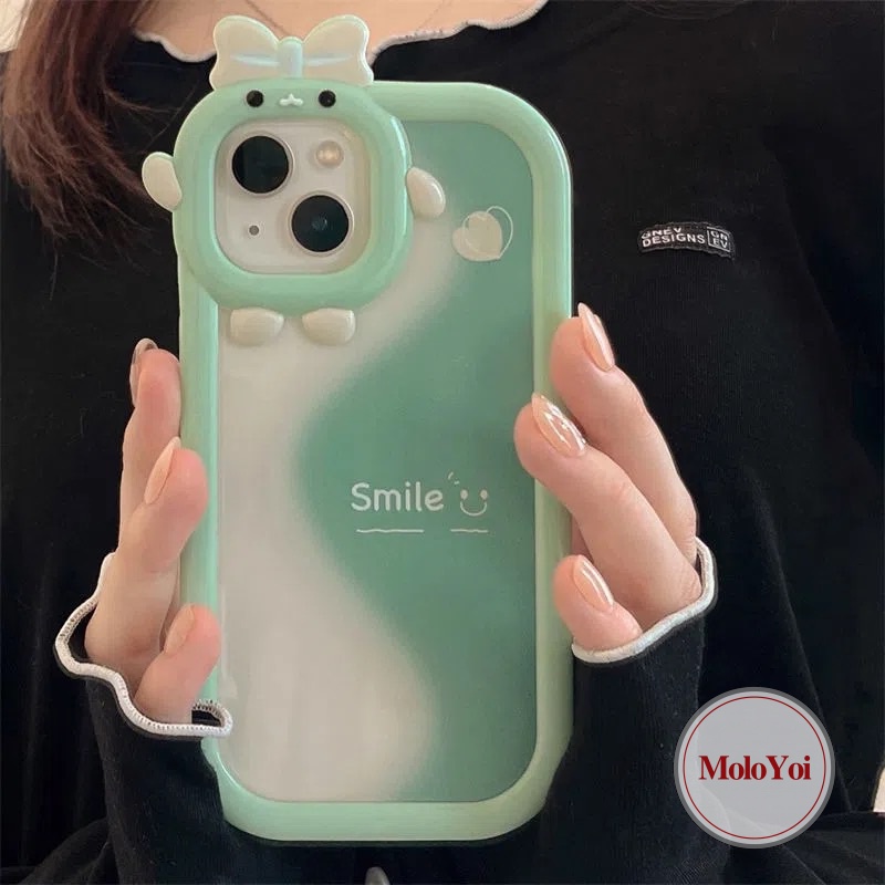 Soft Case Desain Kartun Monster 3D Untuk IPhone 11 12 13 14 11 Pro MAX XR 7 8 6 6S Plus 14 Plus X XS MAX SE 2020