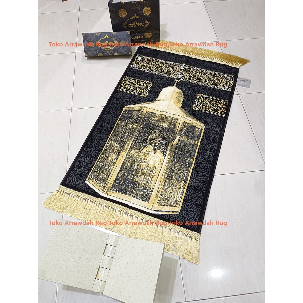 Sajadah Kiswah Motif Maqom Ibrahim 3D Luxury Ori Madinah - 028