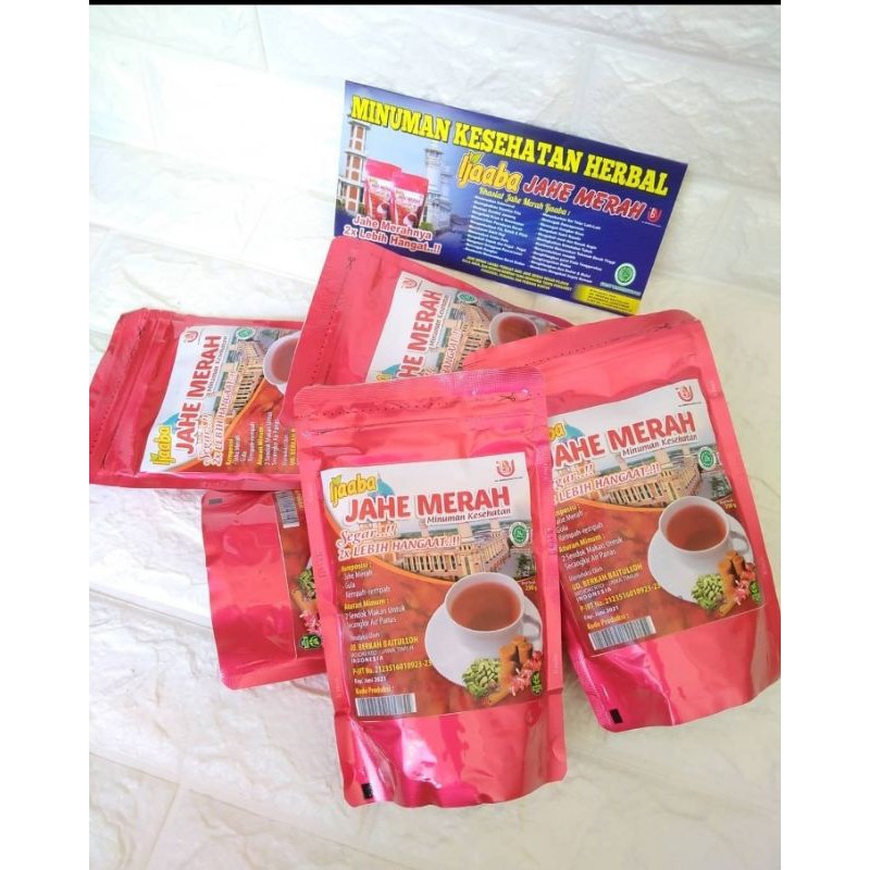 

Instan Herbal Jahe Merah Organik