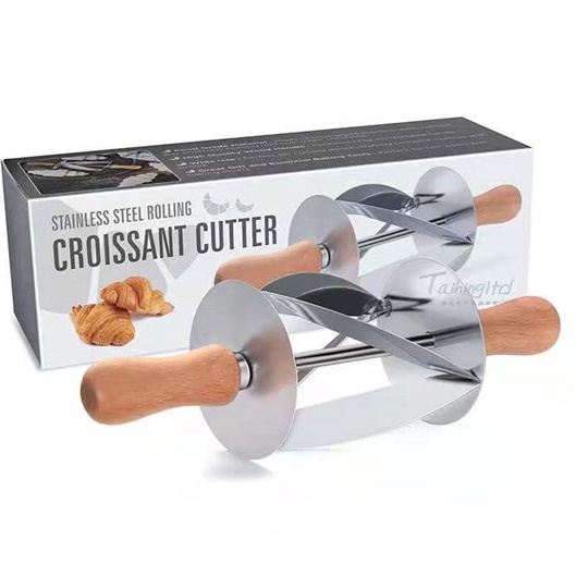 Croisant Cutter Dough Rolling Cutter Pastry Pemotong Kulit Croissant