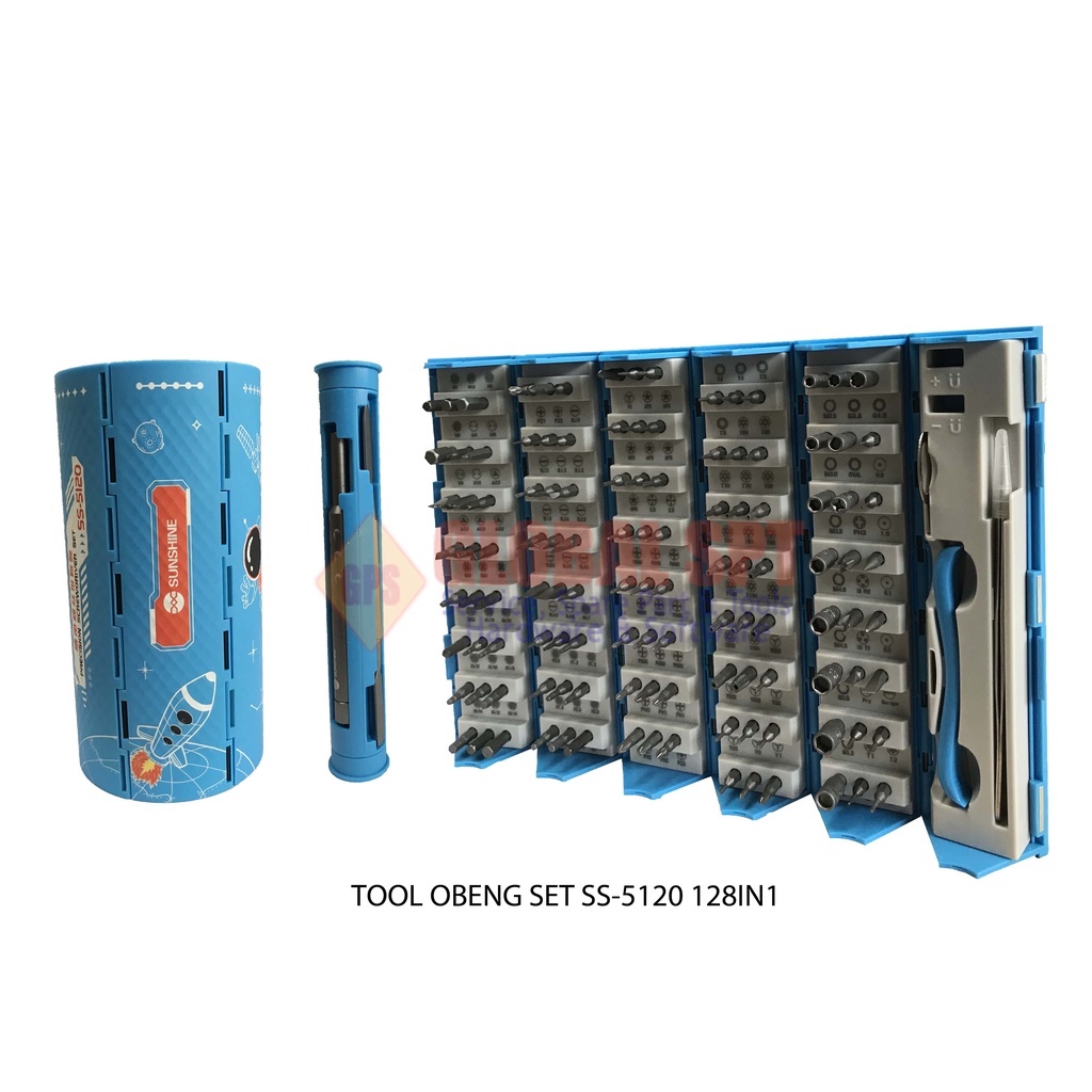 TOOLS / TOOL OBENG SET SS-5120 128IN1