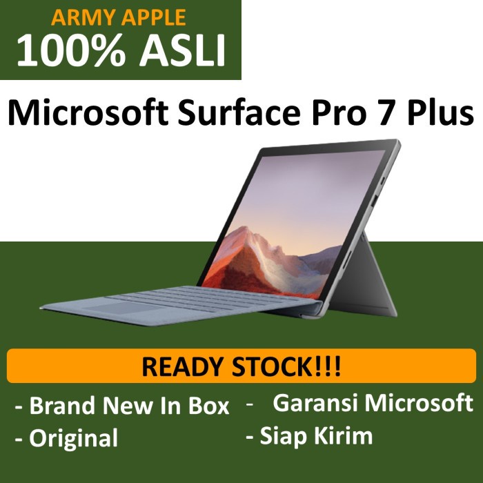 Ready Stock    Microsoft Surface Pro 7 Plus i5 i7 8GB 16GB RAM 128GB 256GB 2021 i3 7+