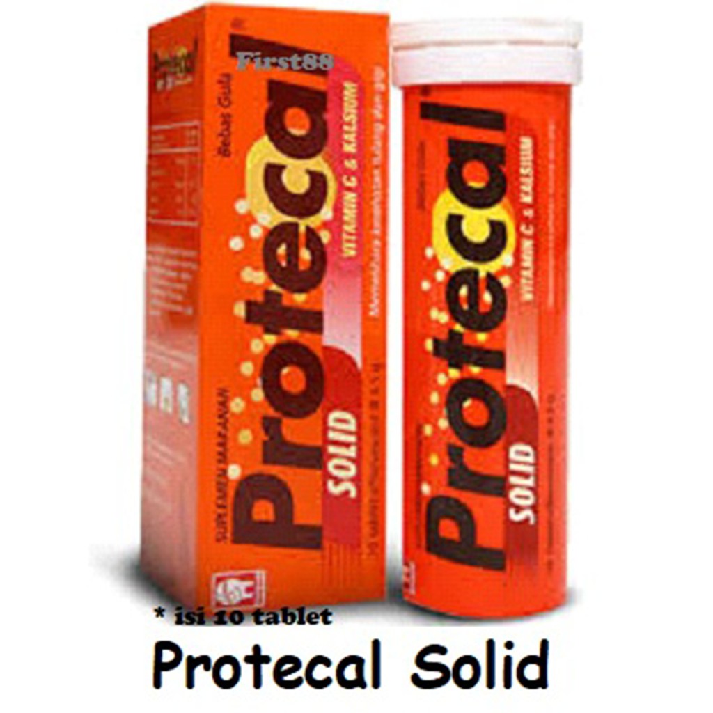 PROTECAL SOLID Vitamin Tube isi 10 Tulang Sehat untuk Masa Depanmu