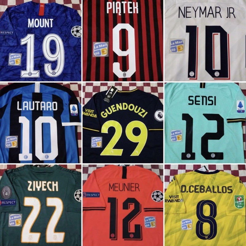 Nameset Jersey Official