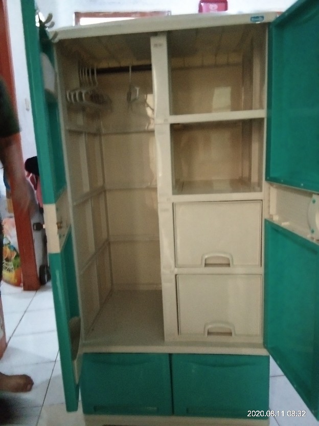 Lemari Pakaian Plastik Gantung Rovega Super Cupboard 2070 Shopee Indonesia