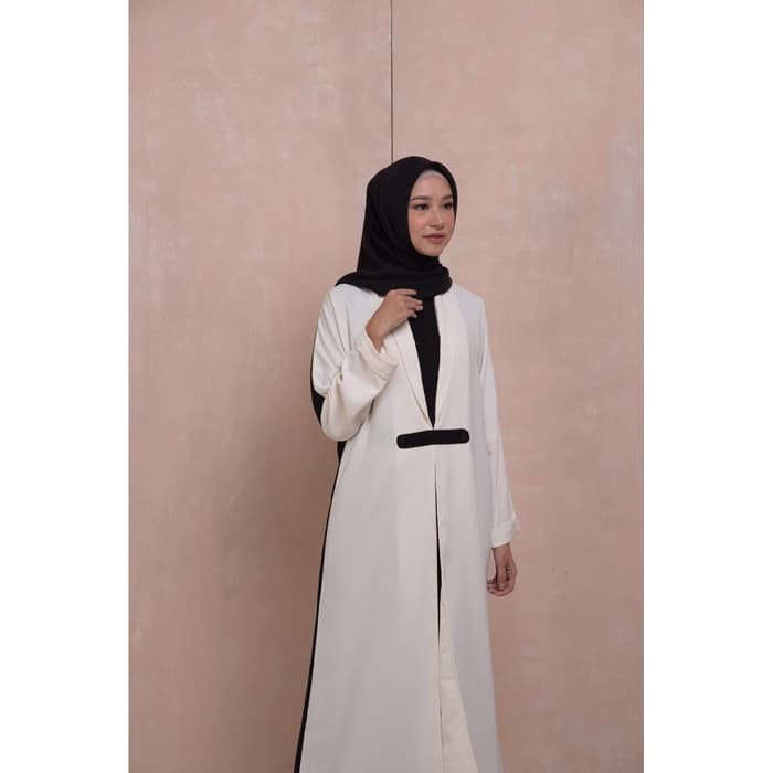 Nafashakila Hikmah Gamis, Abaya, Outer Putih