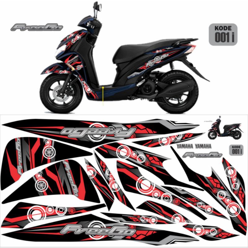 strping yamaha freego / decal freego / variasi freego / yamaha freego