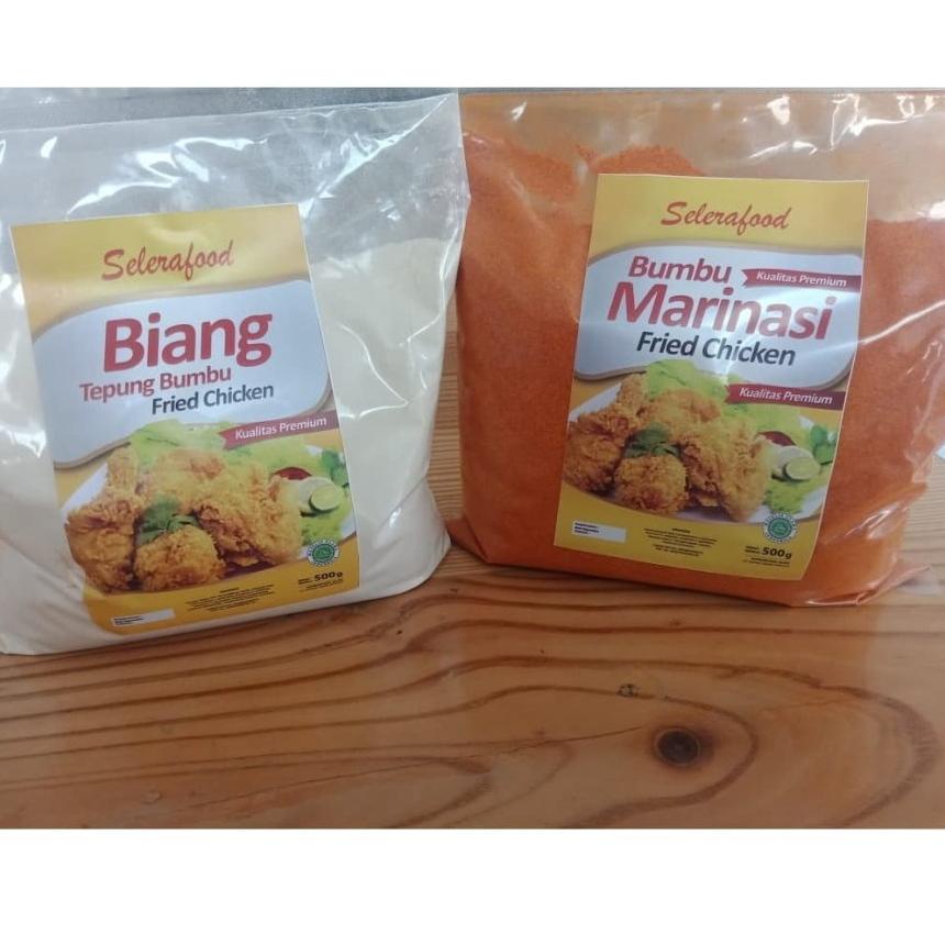 

Kualitas Premium.. #PAKET 1 SELERAFOOD Biang Tepung 1 Pack & Bumbu Marinasi 1 Pack @500g KZN