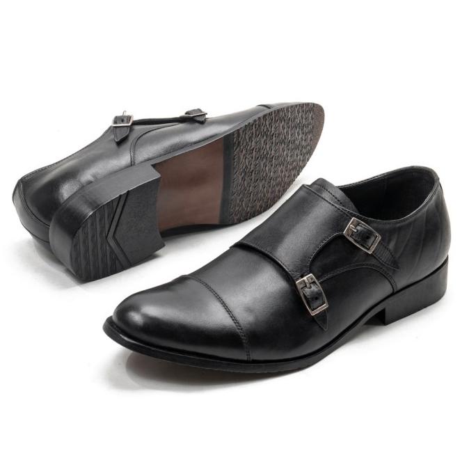 Promo Sepatu Pantofel Pria Formal Monk Strap Double Kulit Asli Handmad Promo Heboh| Serba Murah| Trendi| Premium| Import| Terlaris| Cuci Gudang| Stok Terbatas| Produk Terbaru| Terlaris| Sangat Laku| Baru| Hot||