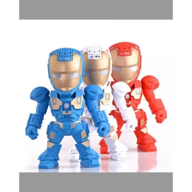 Bluetooth speaker portable iron man c-89